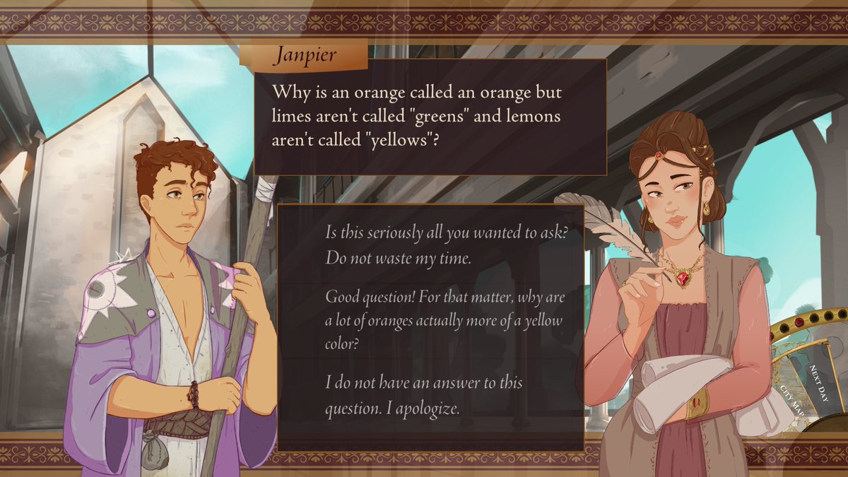cratelstudios's tweet photo. Big Brain Time™

#screenshotsaturday #indiedev #gamedev #vndev #visualnovel #vn #IndieGameDev https://t.co/xkFoFlUzpK