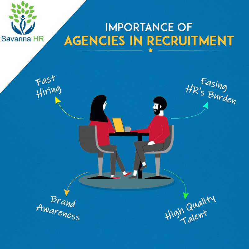 Savanna__HR's tweet photo. Why Recruitment agencies are Important? For Fast hiring, easing burden of HR, Brand awareness and High Quality. #CONSULTANTS #Recruitment #Hiring #Jobs #hr https://t.co/JSeuiRoFWo