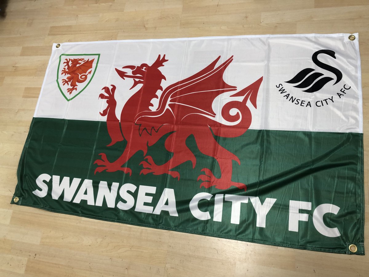 mrflag's tweet photo. If you keep your eyes peeled at @SwansOfficial v @NFFC today you might see this new #fanflag Need your own? Email info@mrflag.com visit us in-store at Swansea SA13EZ or click 🖱️ https://t.co/TTjqngZ6mG… | Rated EXCELLENT ✔️4.9/5 on @Trustpilot | 🏆 Wales’ Best Flag Brand 🏆 https://t.co/iAfyqQBglB