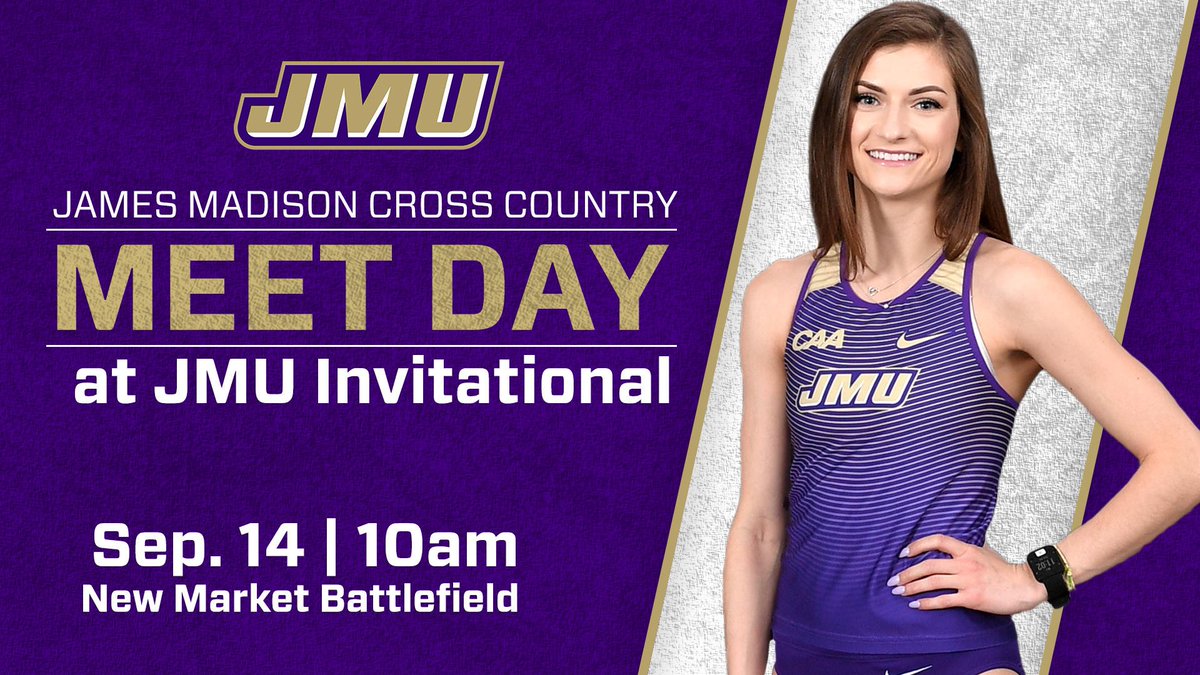 MEETDAY!! JMU will get a glimpse of the CAA Championship course as the Dukes host their annual JMU Invitational. 

📍New Market Battlefield
⏰10am - men's 8K // 10:45am - women's 6K
📊fal.cn/33WYn

#GoDukes