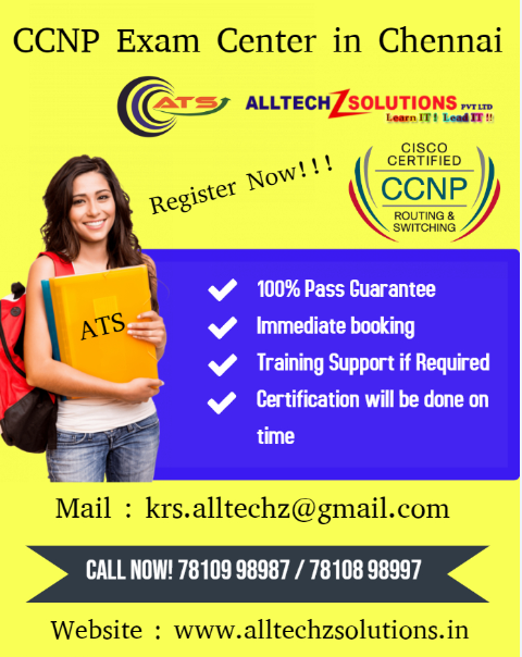 alltechz's tweet image. AllTechZ Solutions (ATS) Pvt Ltd is the Best #CCNPExam Center in Chennai.
Learn : CCNP Exam Center at AllTechZ Solutions.
Visit us : alltechzsolutions.in/ccnp-training-…
Call us : 78109 98987 / 78108 98997 / 044 4303 3161
#CCNPExam #CCNPExamCenter #CCNPCertification