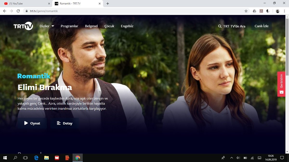 BalonMutsuz's tweet photo. #Romantik  #ElimiBırakma @trt1 dizimizi romantik kategorisine koymuş #AlpNavruz #AlinaBoz #AzCen https://t.co/M5CxnsiTwH