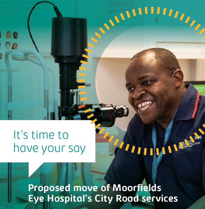 NHSEnglandLDN's tweet photo. There are just two days to go until the end of the @Moorfields public consultation on creating a new centre for eye care, research and education in King's Cross. Have your say: https://t.co/K6bzqpcy0N #futureMoorfields https://t.co/MVUjg6rUSB