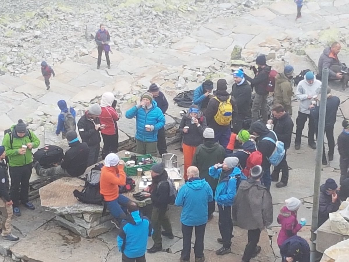 beryx007's tweet photo. Having a hot soup at the top of Gaustatoppen - priceless @javazone https://t.co/SI3VKKILX7