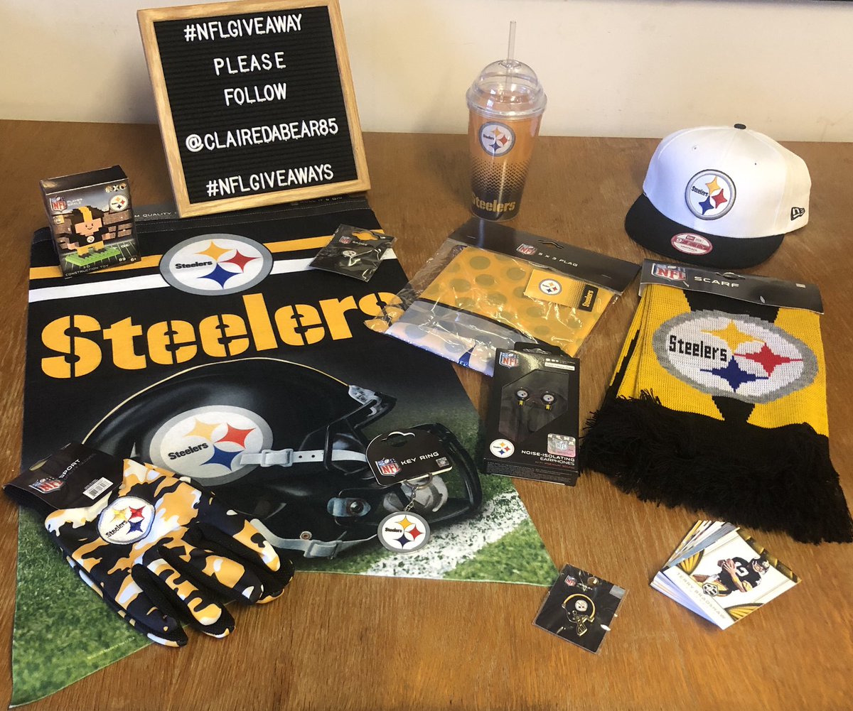 #Steelers #SparksOfJoy #NFLGIVEAWAY pack full of #HereWeGo #SWAG To enter for a chance to #win this #prize you MUST be following <a href="/clairedabear85/">Claire Da Bear</a> &amp; RT this link. This #Giveaway will run till the 20/9 &amp; This is open 2 ALL #NFL fans globally 🌍 Good Luck All