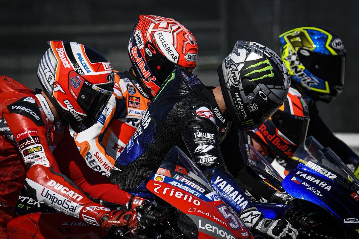 matisanchez's tweet photo. #Ahora sábado 9 ARG/7 COL estamos en vivo por #ESPNMas #ESPNPlay con la clasificación del #SanMarinoGP ¿Quien se quedará con la pole? #MotoGPxESPN https://t.co/FW1PHtqOSq