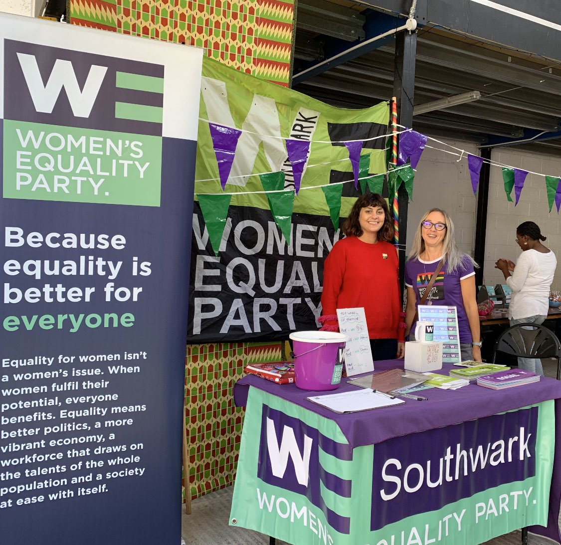 Claire Empson (@claireempson) on Twitter photo WE <a href="/WEPSouthwarkLDN/">WEP Southwark LDN</a> are <a href="/peckhamfestival/">Peckham Festival</a> today chatting to our local supporters and making new friends 😀🙌🏻 <a href="/WEP_UK/">The Women’s Equality Party</a> #feministfutures #PeckhamFestival #CommunityEngagement WE <a href="/WEPSouthwarkLDN/">WEP Southwark LDN</a> are <a href="/peckhamfestival/">Peckham Festival</a> today chatting to our local supporters and making new friends 😀🙌🏻 <a href="/WEP_UK/">The Women’s Equality Party</a> #feministfutures #PeckhamFestival #CommunityEngagement