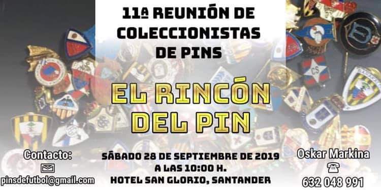Pinsdefutbol's tweet photo. Ya solo quedan 2 semanas para la Reunión de coleccionistas de Pins de Santander https://t.co/BHo1BDgtmg