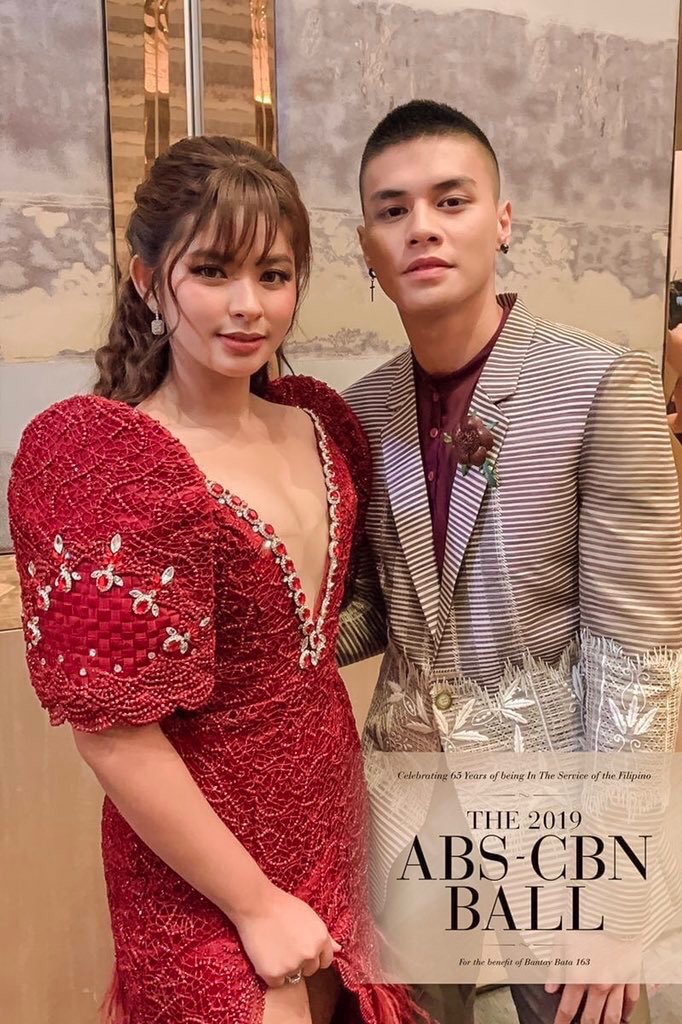 Miss_Universe5's tweet photo. Real life couple Loisa Andalio and Ronie Alonte ♥️#ABSCBNBall2019 https://t.co/BgVbws8JT5