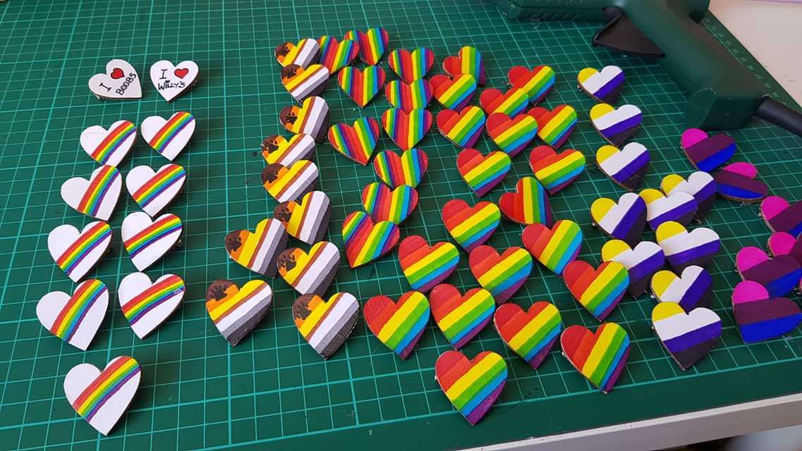 We maybe wee bit quiet but prep for next year is well underway #tiedyerocks #colourtheworld #Pride2019 #pride2020 #loveislove #beyourself #clothingbrand #crafturday <a href="/UKPrideNetwork/">UK Pride Organisers Network (UKPON)</a> <a href="/CraftHourScot/">#ScottishCraftHour</a> <a href="/Crafturday_/">#Crafturday</a>