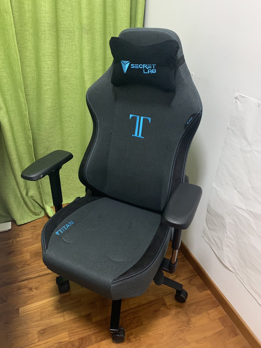 Has been using secret lab for a few years, really enjoy the accompany:) Now we have a new baby in the house:) #secretlab