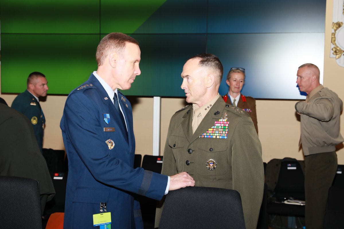 In the next meeting #NATOCHoDs agreed that:

1) D&amp;D of the Euro-Atlantic Area should guide further development of military reinforcement.

2) #NATO’s Warfighting Concept should reflect ongoing work on space, innovation, emerging &amp; disruptive technologies.