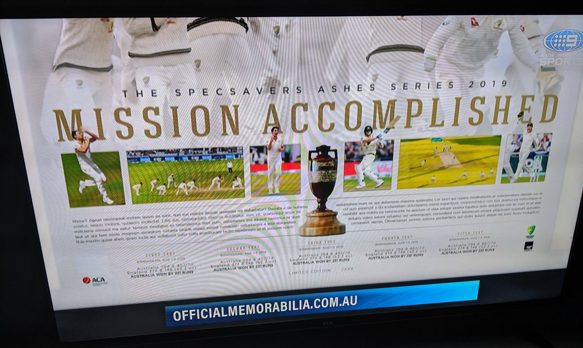 drnicktellis's tweet image. When #channelnine just have to sell #memorabilia before the #fifthtest is done...

@AfterGrogBlog 
#Ashes2019 
#fifthtest

But...