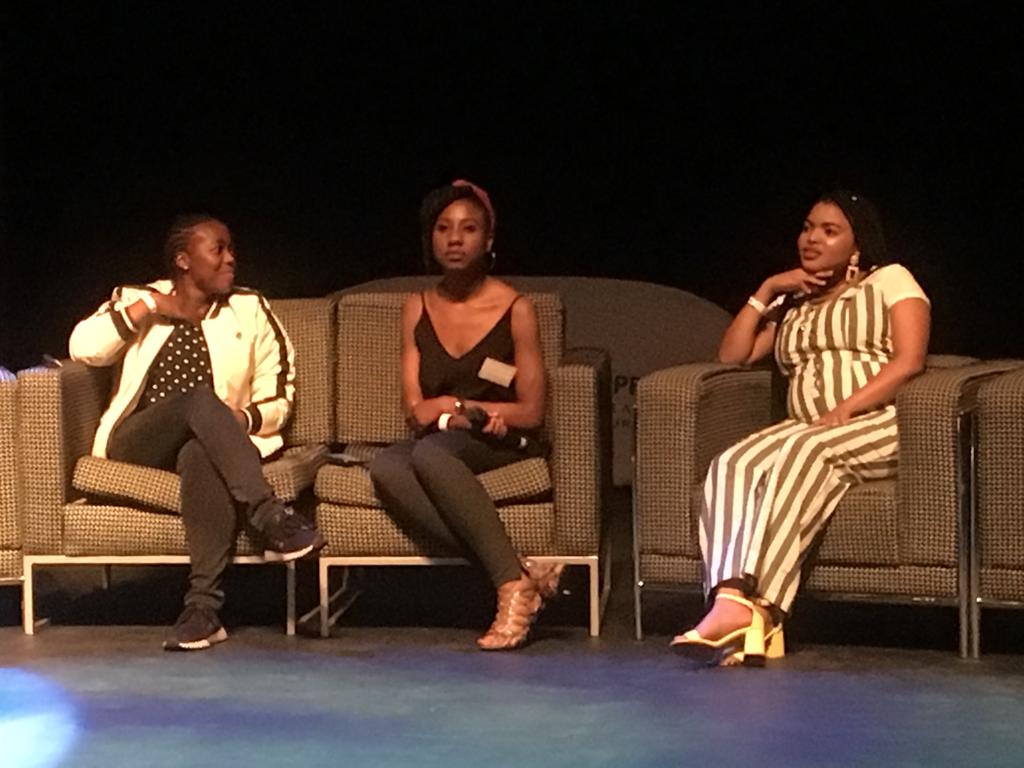 Mbali_Sigidi's tweet photo. It's been an amazing dialogue today. Panelist work. Thank you Department of sports @BusisiweMokwena Olebogang Morolo
@gsport4girls @GautengSACR #womeninsport #EmpowerNextGeneration #GPWomeninSport https://t.co/kpjJHOatAB