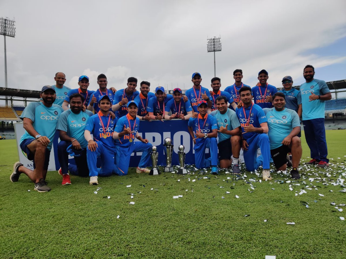 Congratulations India U-19 for retaining Under-19 Asia Cup 2019 !
Kudos Youngistan ♥
@BCCI #Under19AsiaCup