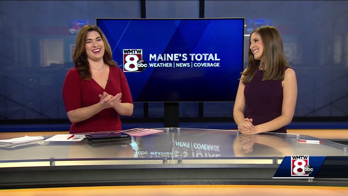 Jacqueline Thomas On Twitter Filling In For Sarahlongwmtw This Weekend Always Fun Working With Kjordan Wmtw She Keeps Me Laughing In These Early Hours Maine Wmtw Weekend Amnewsers News Weather Saturday Goodmorning