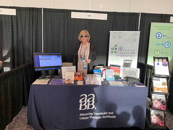 WellSkyPF's tweet photo. Our WellSky sunglasses came in handy this morning at the @AABB booth in the solutions room at #CBConnect19. https://t.co/WGwiA15o61