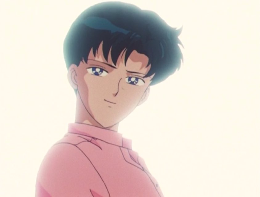 men wearing pink makes me weak okay? maybe i don’t hate mamoru in this episode