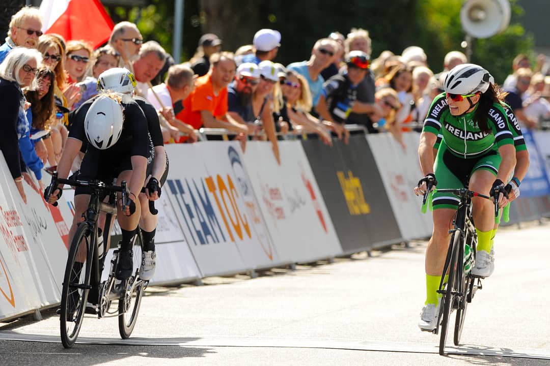 CyclingIreland's tweet photo. Silver for Katie-George Dunlevy and Eve McCrystal in the Raod Race at the @UCI_paracycling World Championships 🥈

They have had a fantastic Championships winning gold in the TT earlier in the week 🌈👏

@avolon_aero https://t.co/ClSc7zVKf8