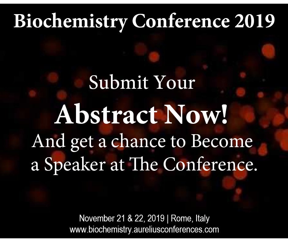 Biochemistryco2's tweet photo. Check out the Tracks we are having in the Biochemistry Conference  2019.
Selected the most Trendy topics for you.
To be a part of this International Event.
https://t.co/00l7oV5xQ7
#conferences #biochemistry #Biotechnology https://t.co/IZJ9WRBfmb
