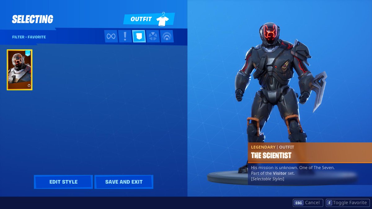 Fortnite News On Twitter The Visitor Volta Skin Is Now Called The Scientist And Both This Skin And The Original Visitor Skin Are Described As One Of The Seven But Who New Visitor Skin Fortnite New Visitor Skin Fortnite Fortnite News On Twitter The Visitor Volta Skin Is Now Called The Scientist And Both This Skin And The Original Visitor Skin Are Described As One Of The Seven But Who