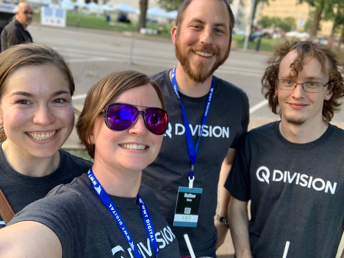 WeAreQDivision's tweet photo. 🌞Back at the Union Station today for the last day of #strangeloop2019 ... come find our booth!

#weareqdivision #stlouis #proudsponsor #wearehiring https://t.co/a2JaZ3UKnl