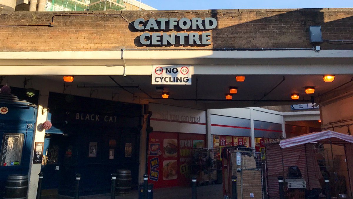 As the summer draws to a close we've decided to move inside! 
We’ve found a spot of cover in #CatfordShoppingCentre. 
From this month (29 Sept), you can find us outside Tesco (just go under the cat) with the usual group of amazing traders plus a few new ones!
#CatfordFoodMarket