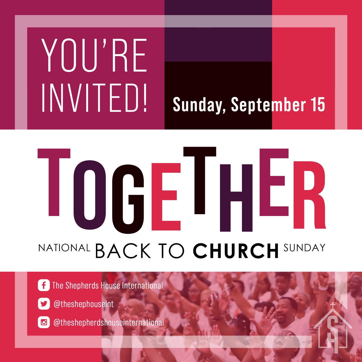 If you or someone you know has not been to church in a while, this weekend is perfect. JOIN US THIS SUNDAY for National Back To Church Sunday!  Church Location: 8000 Croom Road, Upper Marlboro, MD. #NationalBackToChurchSunday #WhoWillYOUinvite