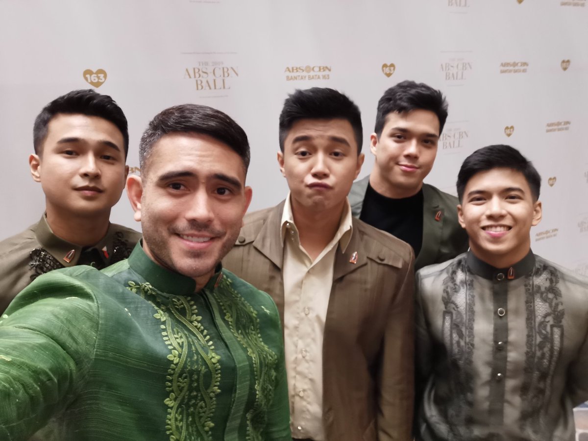 Gerald Anderson, Jerome Ponce, Yves Flores, Nash Aguas, Elmo Magalona at #ABSCBNBall2019 #PEPatABSCBNBall2019