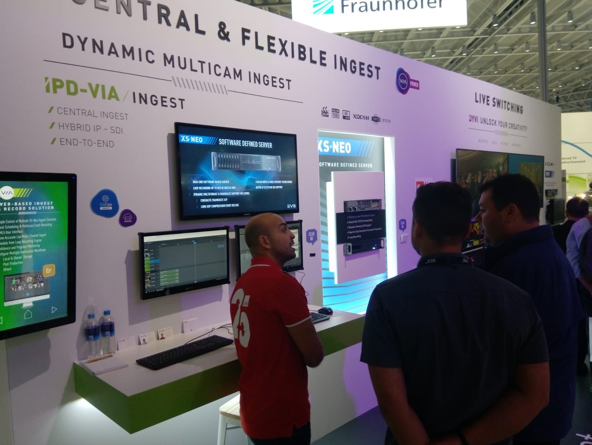 EVSEquipment's tweet image. Ingest multiple feeds in multiple formats, codecs and framerates, including Long-GOP XDCAM with EVS' XS-NEO software-defined server. For more information, visit our booth 8.B90 at #IBC2019 or go to bit.ly/34U6FTc