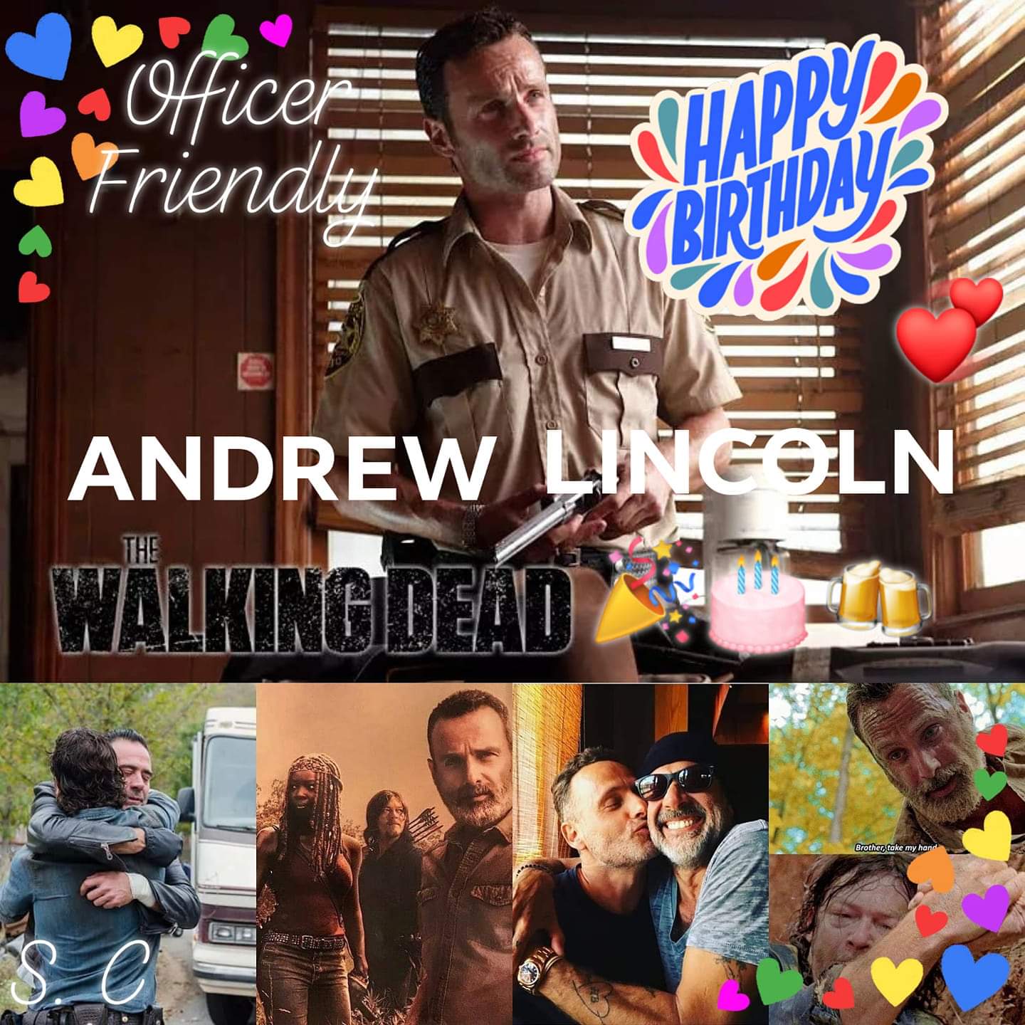 Happy birthday to you the man himself Andrew Lincoln  