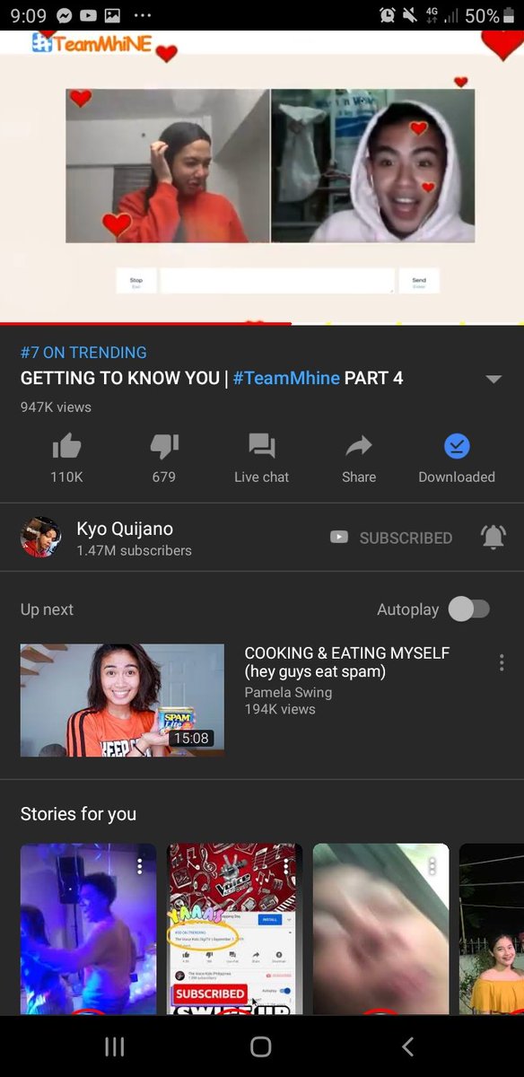 andreyayaaaaaa's tweet photo. #TeamMhineGettingToKnowYou
Ilang beses ko nang pinanuod, kinikilig pa din akoβ€
Number 7 on trending naaaa!!!!
@kyoquijano @JonasBelgica https://t.co/tKKoQK8jra