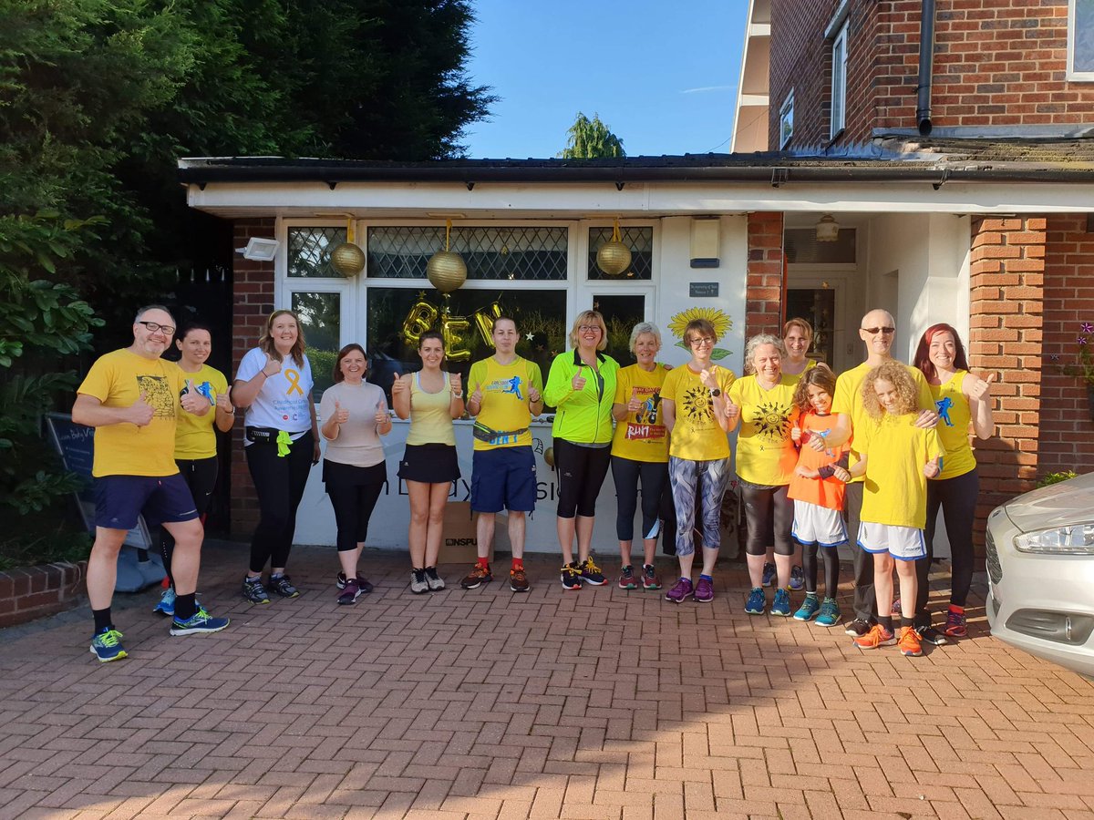 PassTheSmileOrg's tweet photo. Thank you to @coventryparkrun for going gold today to raise awareness of childhood cancer 💛 

Nearly 800 runners and walkers were there. It was a beautiful morning and there was quite a lot of gold and yellow on display. I'm shattered 😂 #GoGold #ChildhoodCancerAwarenessMonth https://t.co/CehBnsdajL