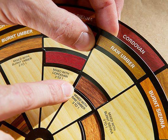 DrToddShupe's tweet photo. "Now, decide which off-the-shelf stains come closest to the two stains that you selected from the wheel." Read more about how to match colors, from https://t.co/5KCUZgwqHw post: "Matching New Stain to Old Wood". Click:  https://t.co/dN1NpqR2Lf #Thewooddoctor   #Wood https://t.co/tNri9CGWlU