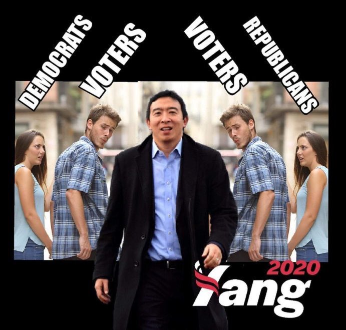 TimhereG's tweet photo. @realDonaldTrump #YangBeatsTrump https://t.co/MdjXeOxiB9