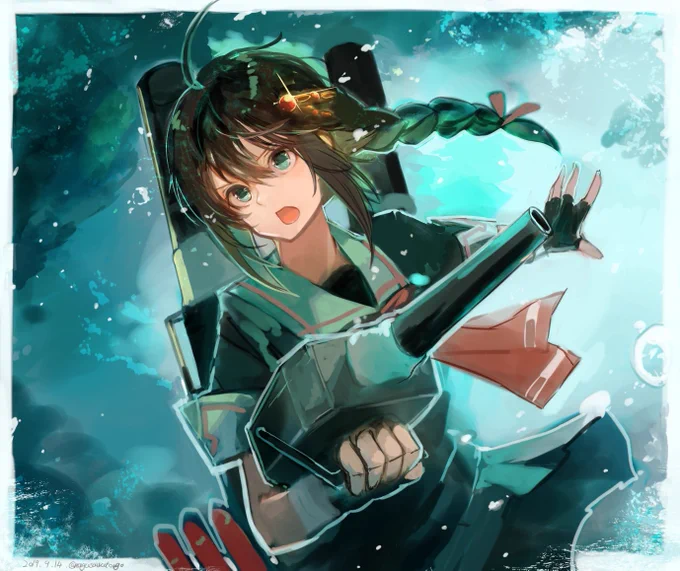 ここは譲れない!
#艦これ #時雨 