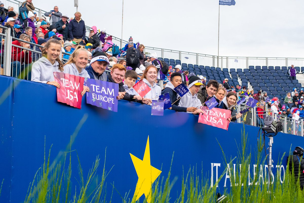 📸 | The Scottish Golf Young Person’s Panel are at <a href="/GleneaglesGolf/">Gleneagles Golf</a> for their latest meeting and to catch all the action on Day 2 of the Solheim Cup. 

Today the group discussed some of the research they have carried out with other young people across Scotland.