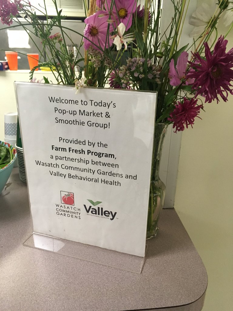Wasatch Community Gardens On Twitter Bringing Smoothies To The