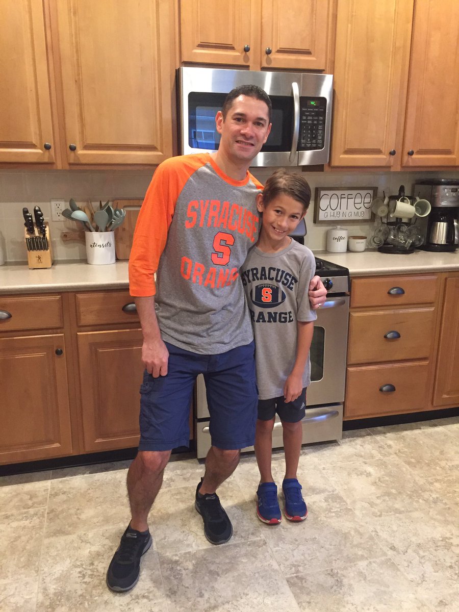 PhillyPerez's tweet photo. And weβre on our way to @Cuse for Little Manβs first college football game! #LetsGoOrange! πππ#CuseVsClemson. #OrangeCentral @CuseFootball @SUAlums https://t.co/EScvVpPMzK