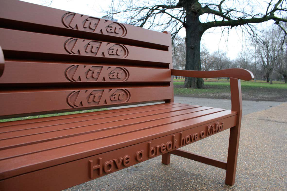 Smart expression of 'Have a break, have a  @KITKAT in 2009  #AdArchives  #advertising. I am guessing JWT, London