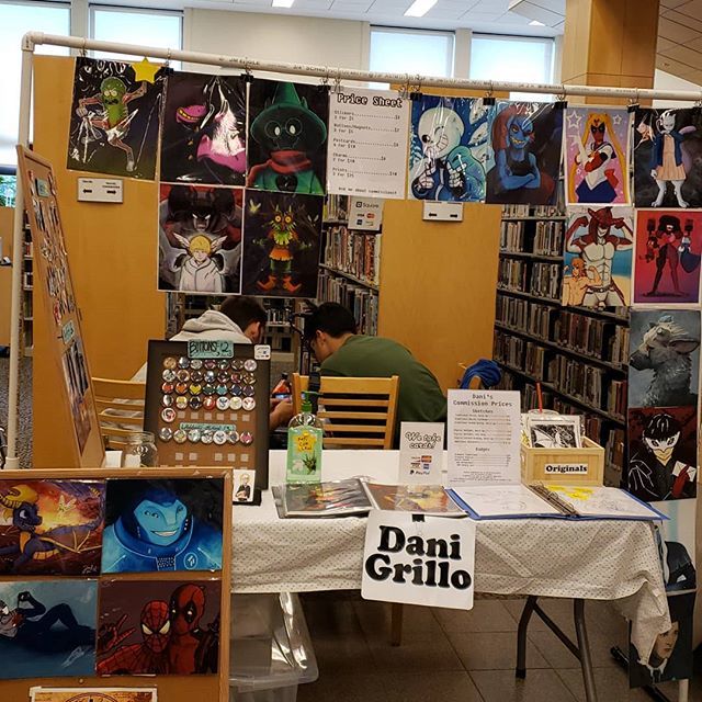 DaniGrilloart's tweet image. All set up!. Find me by the tardis 
#sycon #art #artistalley #art ift.tt/2Q9pnmp