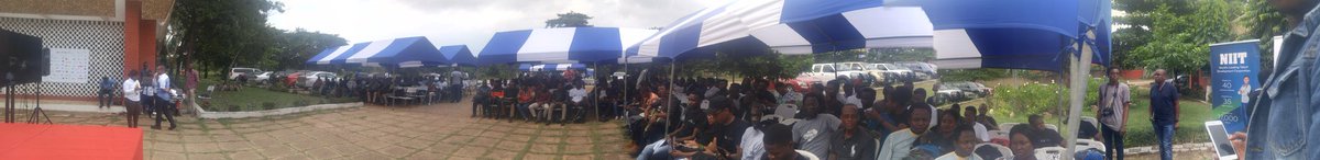 danny_nigusse's tweet image. It is happening now!
Even if it&apos;s hot in here, we are carried away with the program that we almost forgot the wether.

#DevFestAccra 
#DevFest 
#GDGAddis