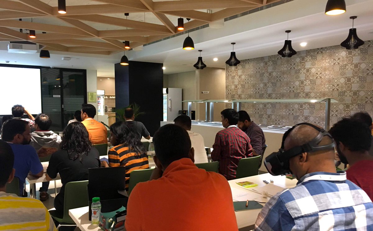 designerrs_acad's tweet image. Here are some glimpses from the #Design4VR workshop conducted at Boston Consulting Group in collaboration with @interacting

Interested in learning UX for Virtual Reality? 
Register here: t.ly/N05By

@kernel_kumar @iamatulxyz @SidoFido  #IDFBLR