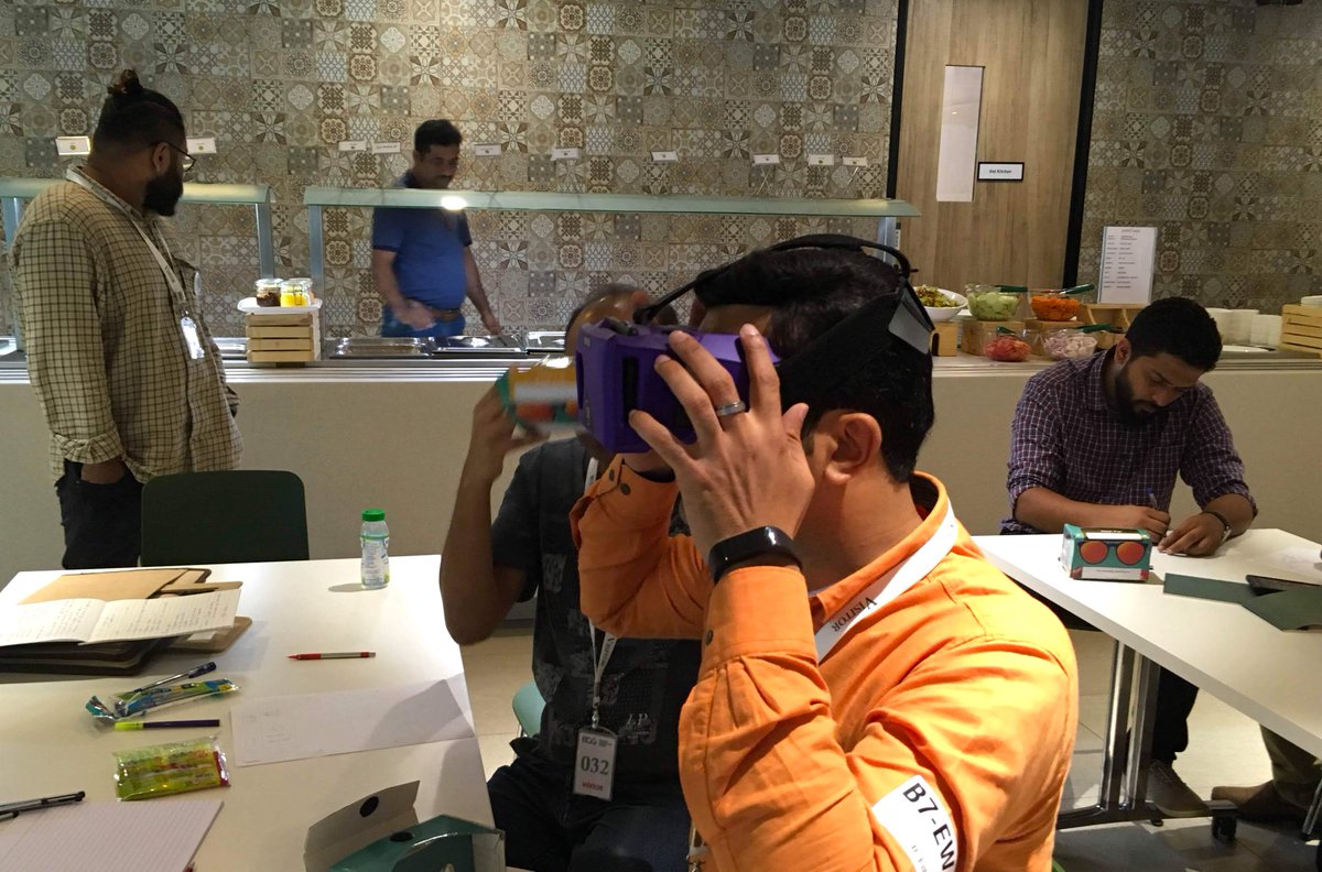 designerrs_acad's tweet image. Here are some glimpses from the #Design4VR workshop conducted at Boston Consulting Group in collaboration with @interacting

Interested in learning UX for Virtual Reality? 
Register here: t.ly/N05By

@kernel_kumar @iamatulxyz @SidoFido  #IDFBLR