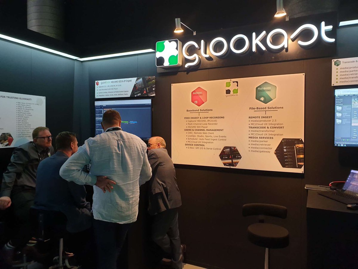 CISGRP's tweet photo. Join us for day 2 of @IBCShow on the @GLOOKAST booth 7.D61 to find out about the next exciting changes for CIS and our advanced cutting-edge digital media workflow solutions from the industry's leading innovators. https://t.co/FCHoW1VRMA
#broadcastworkflowsolutions #ibcshow https://t.co/DYjd7KUsW1