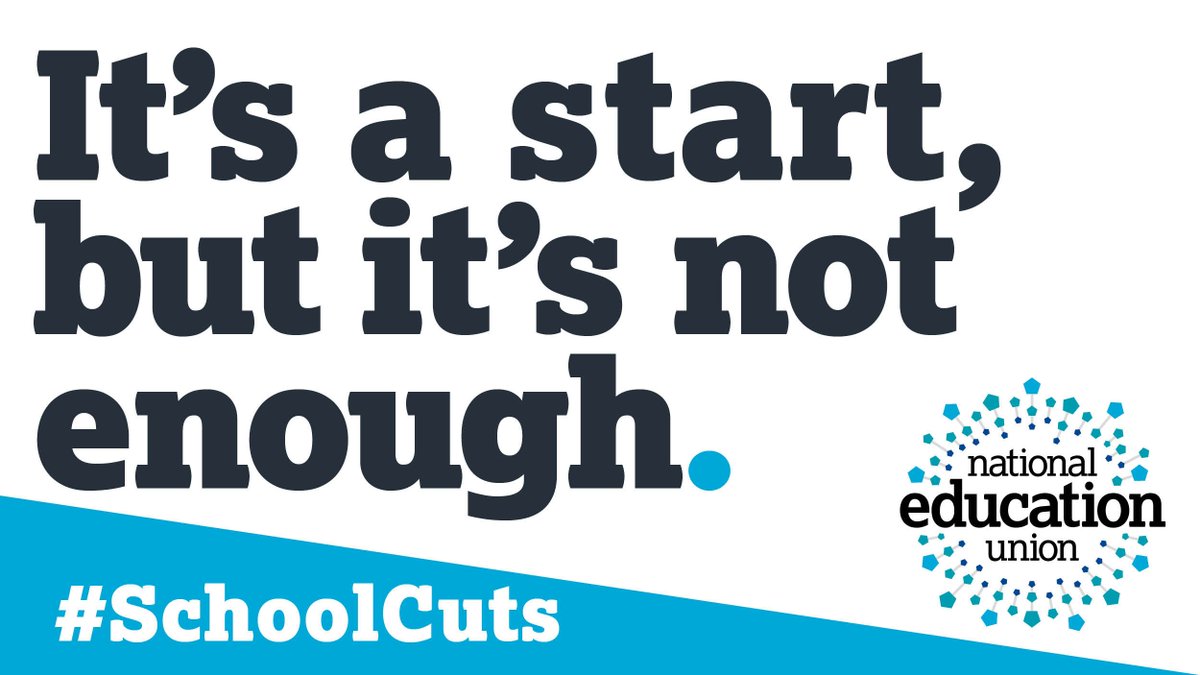 NEUnion's tweet photo. Additional £700m for SEND is inadequate in the face of a £1.7bn shortfall. Our most vulnerable pupils continue to lose.
Over 11k signatures so far…
Sign the #SchoolCuts open letter to Boris Johnson - https://t.co/GRjRBRBh85
#SchoolCuts #EmptyPromiseBoris #SENDCrisis https://t.co/uKjvvKhaEn