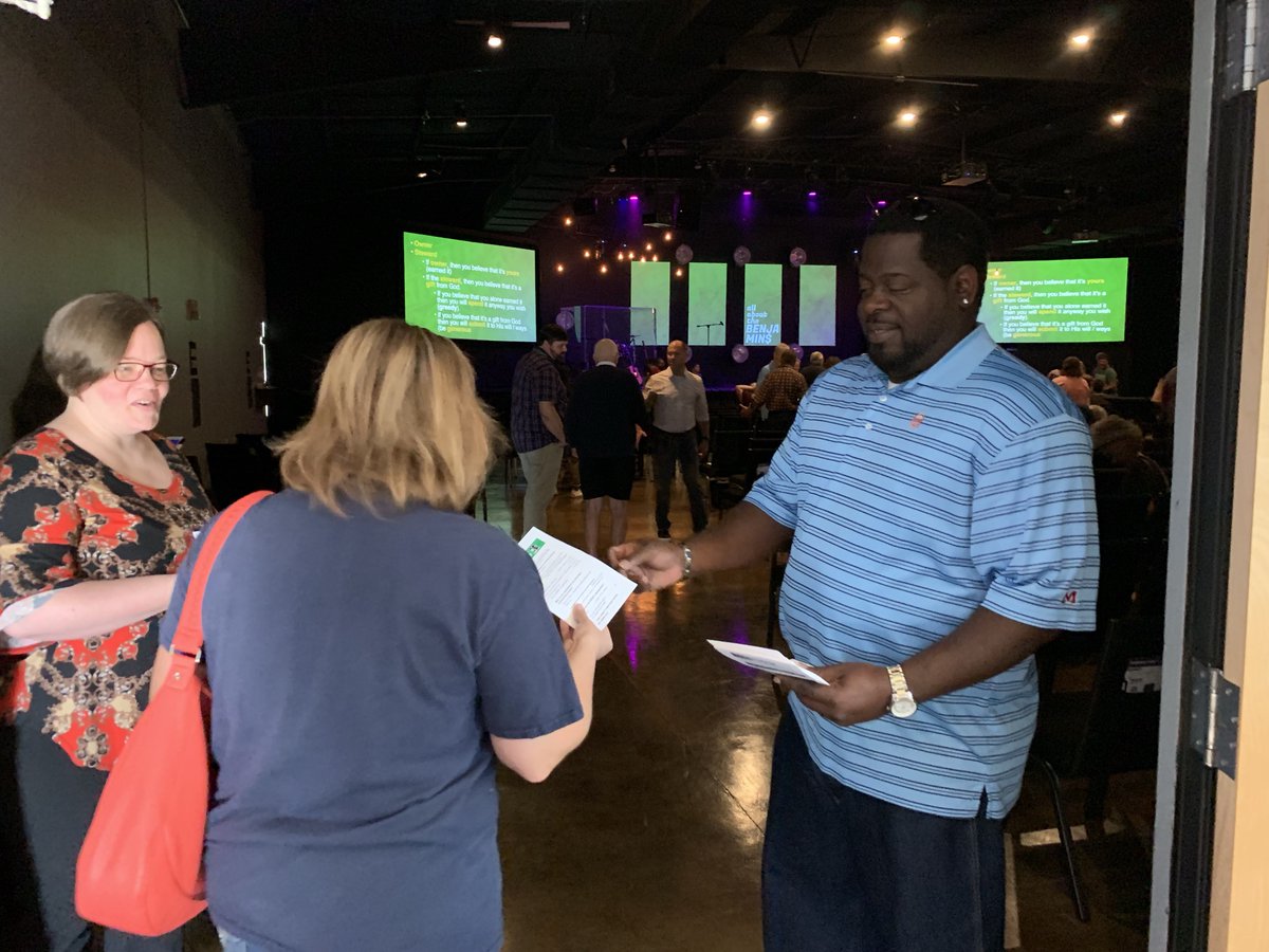 Cameron and Jennifer Knighten are greeters and GBB volunteers from our OB campus! They have been volunteering for about 5 years now &amp; enjoy it! They volunteer together in both these areas and more. We appreciate their willingness to serve! We love our dream team! #ILoveThisPlace