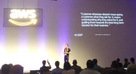 eriningrassia's tweet photo. We at #bChannels are #partner obsessed and my favourite quote from the #AWSpartnersummit #DACH is what we have in mind with every partner interaction. #digitalmarketing #channelpartner https://t.co/RfdtJdrXHD