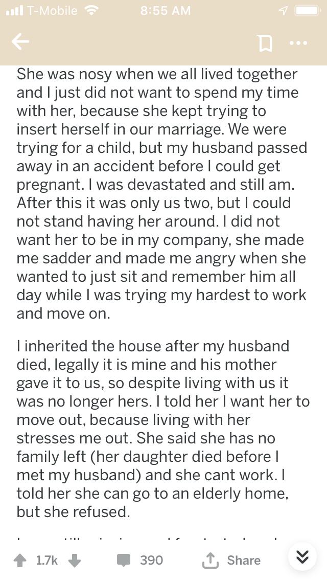 MeganRenaeOK's tweet photo. This may be the most evil thing I’ve ever read on r/AITA or just on Reddit in general. https://t.co/8Dhrc24lLV
