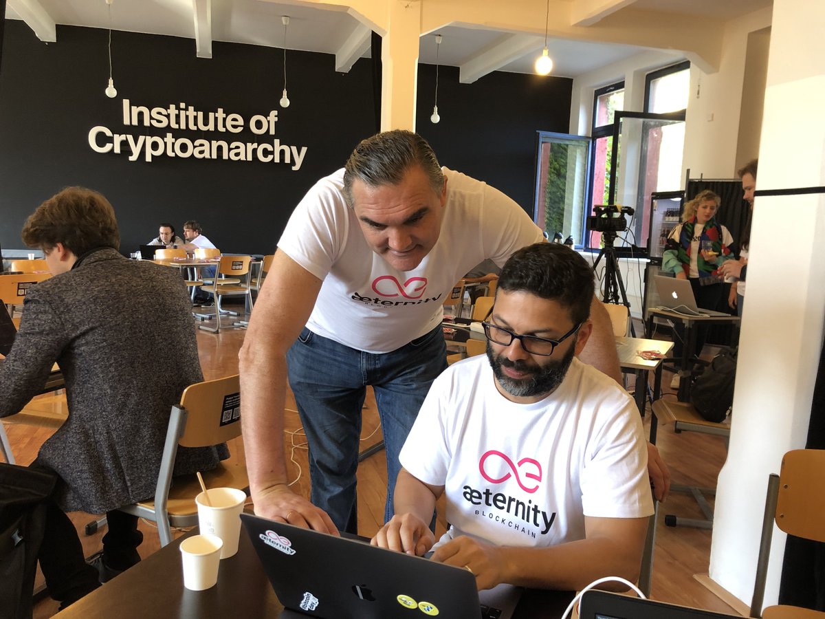 aeternityTECH's tweet photo. The Universe One Hæckathon is ongoing!

Get the latest updates in Telegram: https://t.co/CK2JfgsDKk

Watch live: https://t.co/QRRjO1wNiw

@paralelnapolis @milen_radkov @em @PabloCoirolo #aeUni #blockchain #development #aepps https://t.co/ZpU5kk6pJZ